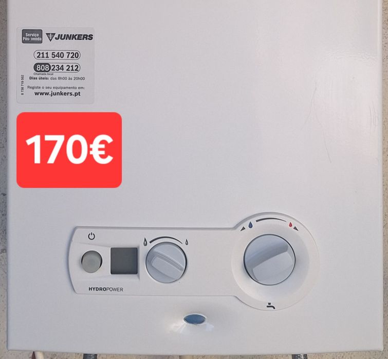 Esquentador Junkers Ventilado Gás Natural 11Litros