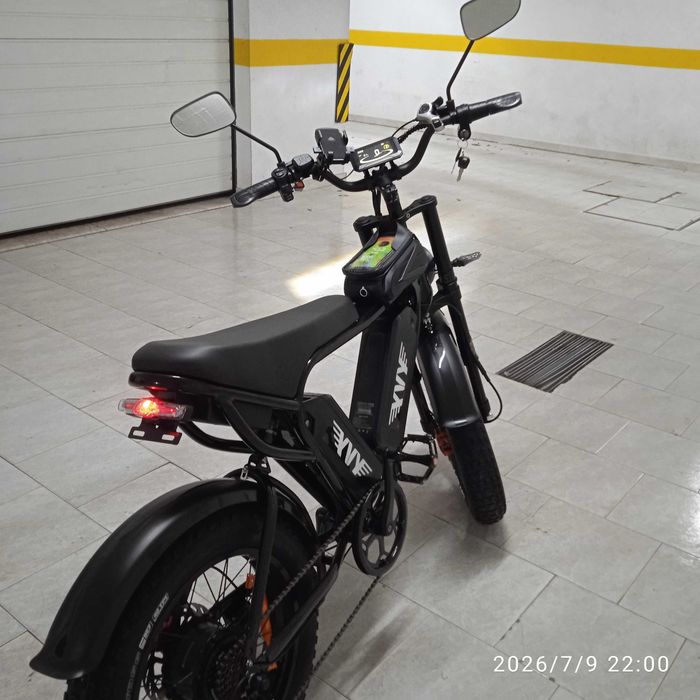 Aproveite - Bicicleta elétrica nova, 2000 W - 40 Ah, 52 V.