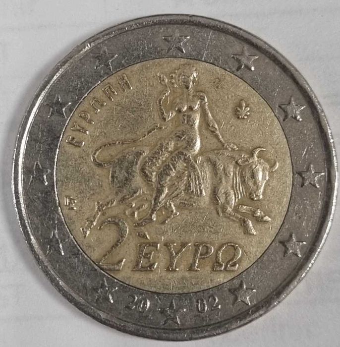 Moeda 2€ Grécia 2002