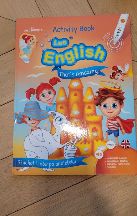 Mówiący długopis Ting polsko-angielski nauka.i zabawa