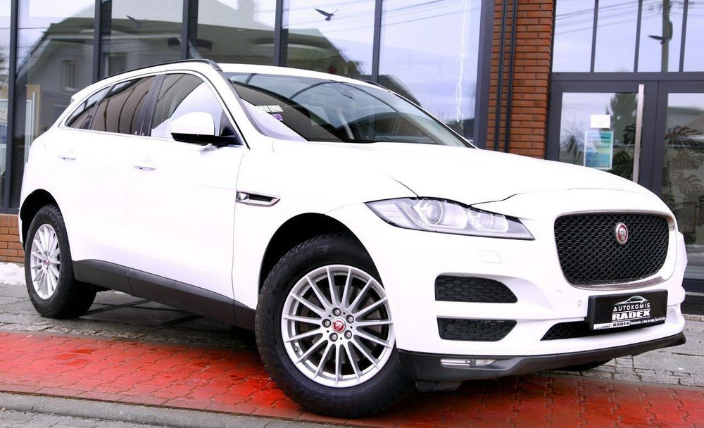 Jaguar F-Pace Salon PL|1 Ręka|Oryg.Lakier|SerwisASO|Navi|Skóry|Kamera|2xPark|As.Pasa