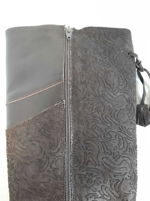 Сапоги женские TEXON зимние высокие натуральная кожа, 38разм, Германия