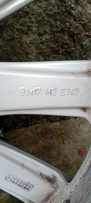 Jantes audi a4 sline A1 a4 b9 17 originais com pneus