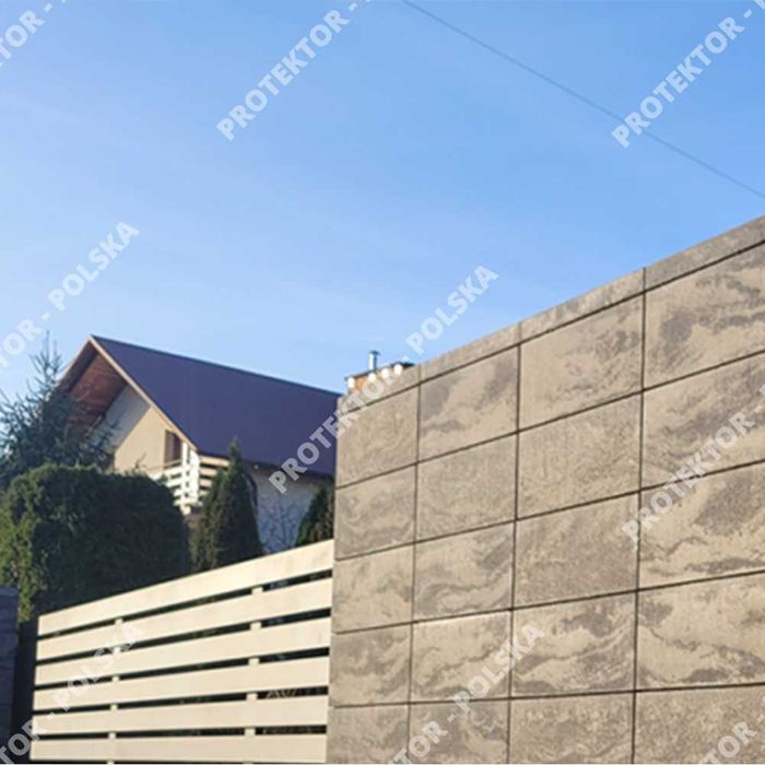 pustak ogrodzeniowy bloczek słupek podmurówka brama przęsło palisada