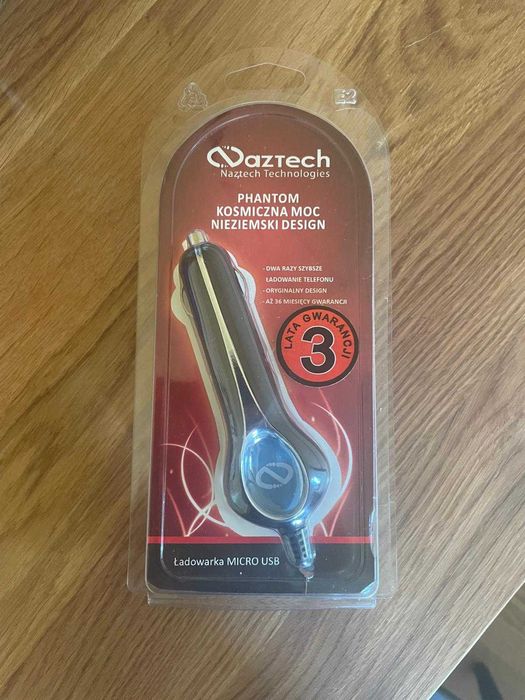 Ładowarka samochodowa Naztech Phantom MICRO USB
