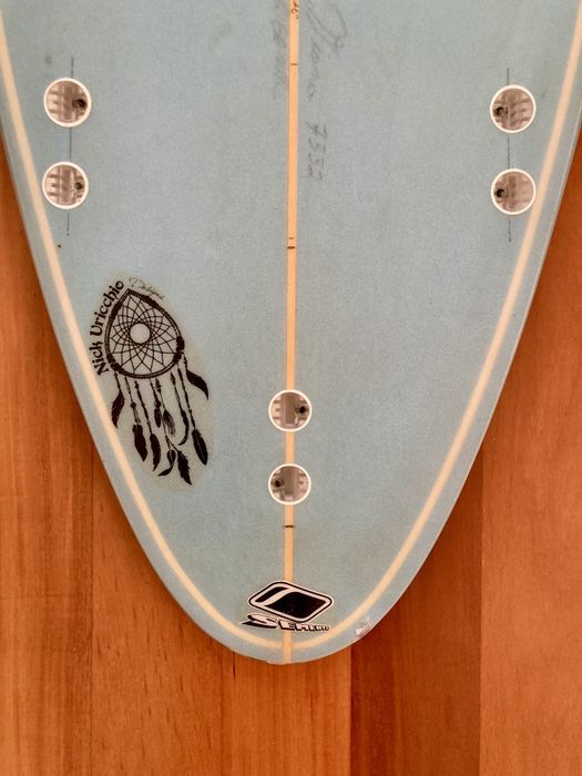 Prancha de Surf Semente 7'4" + Quilhas FCS M5 (Aceito trocas)