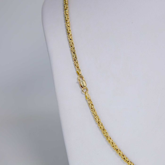 Złoty łańcuszek 585 Królewski 21,81 gram 55cm 2,2mm cechowany PEŁNY NOWY