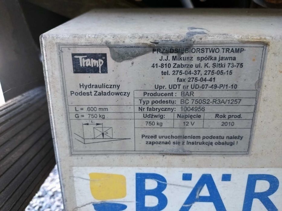 Winda BAR 750 KG