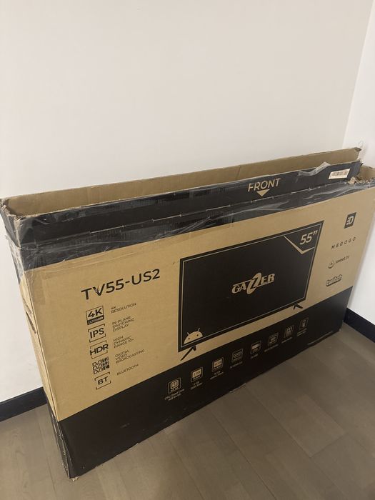 Телевізор Gazer TV55-US2, 55” 4K Smart TV