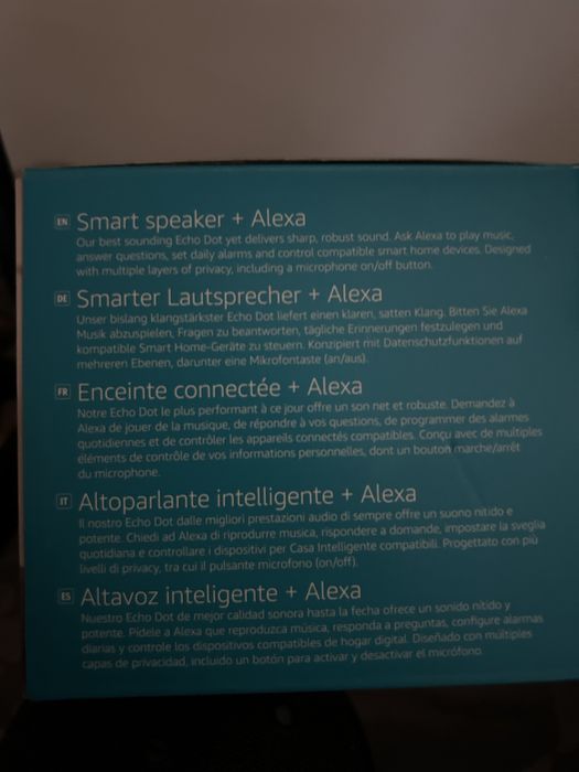 Alexa Echo Dot491860429332162561