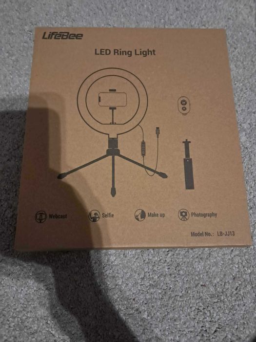 Lampa pierścieniowa do zdjęć youtub tiktok nowq