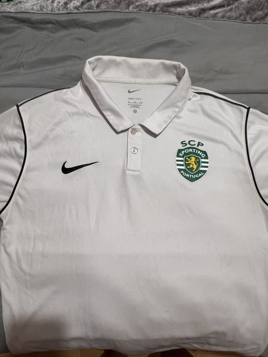 Pólo branco - Sporting NIKE - tam XL