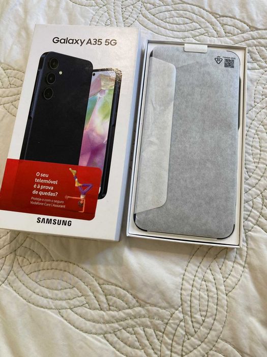 Galaxy A35 Azul escuro • 128 GB • Dual SIM físico, Novo, Nunca Usado.