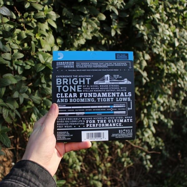 Струны для бас-гитары D'Addario EXL165 45-105