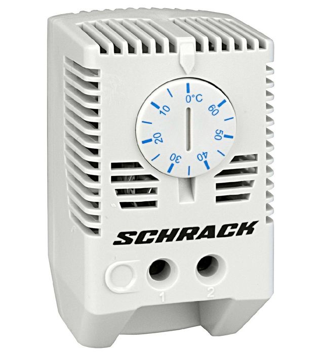 Termostat 0-60°C, styk 1Z, IP20, 24-230V AC