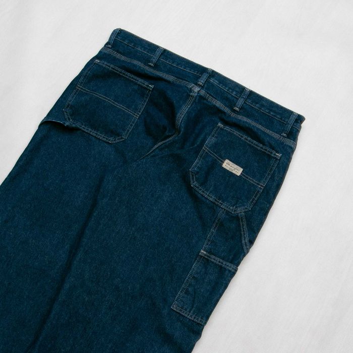 Wrangler Fleece Lined Carpenter Jean spodnie jeansowe ocieplane38/34us