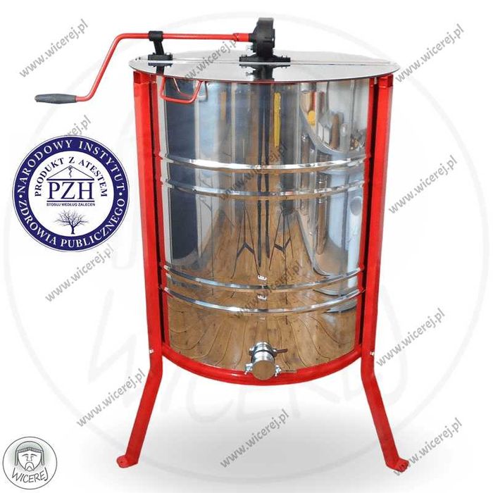 Miodarka ręczna 4 kasetowa Nierdzewna Uniwersalna Miodziarka