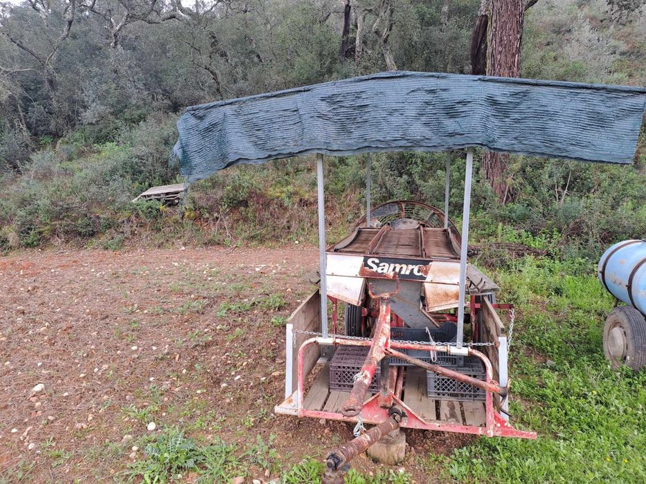 Máquina arrancar batata