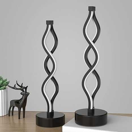 Lampka stołowa LED USB spirala