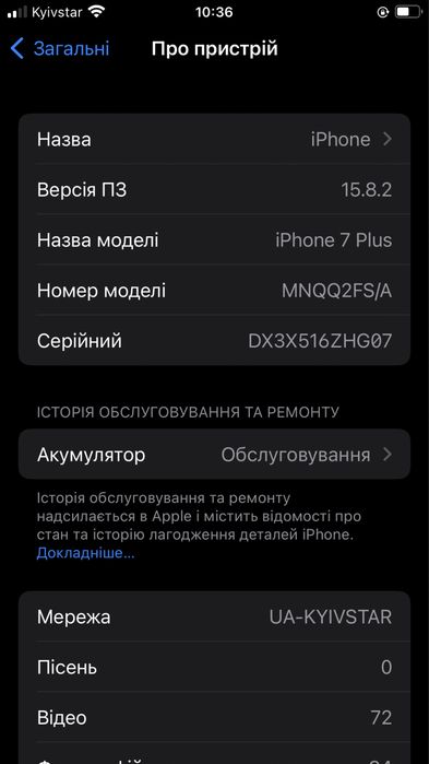 Iphone 7+  в хорошому стані 32 гб