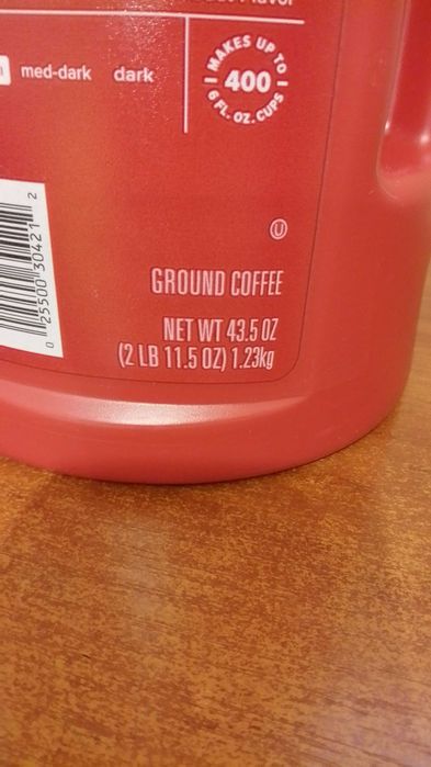 Кофе Folgers Classic Roast Coffee, 43.5 oz (1,23 kg)