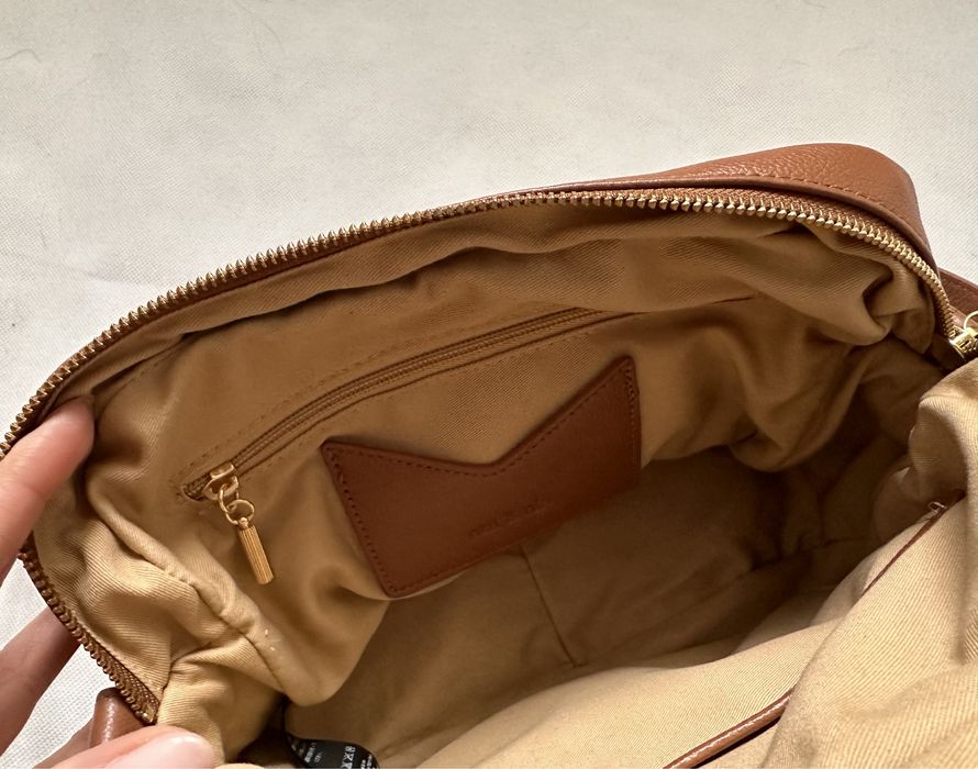 Nat & Nin torebka skórzana damska hazelnut camel jak nowa