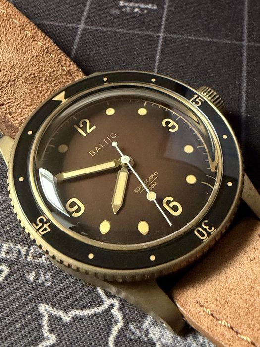 Relogio Baltic Aquascaphe Bronze