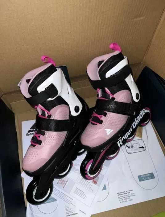 Дитячі ролики Rollerblade Microblade G рожеві