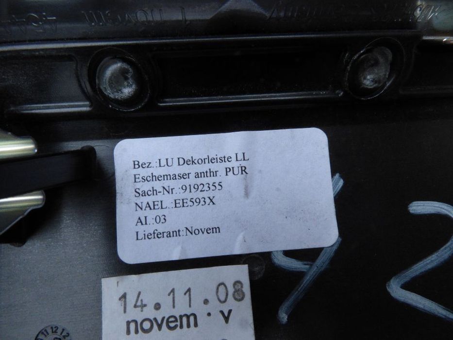 bmw f01 dekor drewno komplet
