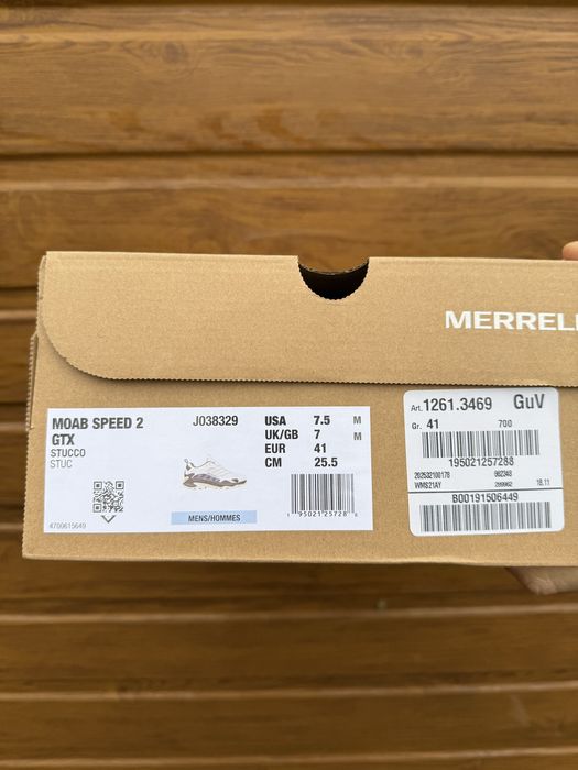 Оригінал! Кросівки Merrell Moab Speed 2 GTX J038329 41,42,43 в