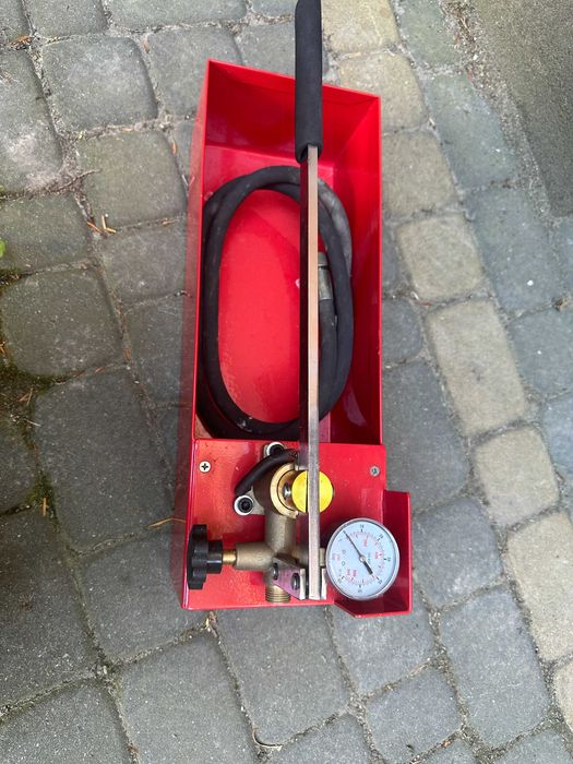 Nowa pompka do prób ciśnieniowych Purmo – ręczna | Test szczelności instalacji | 65 bara