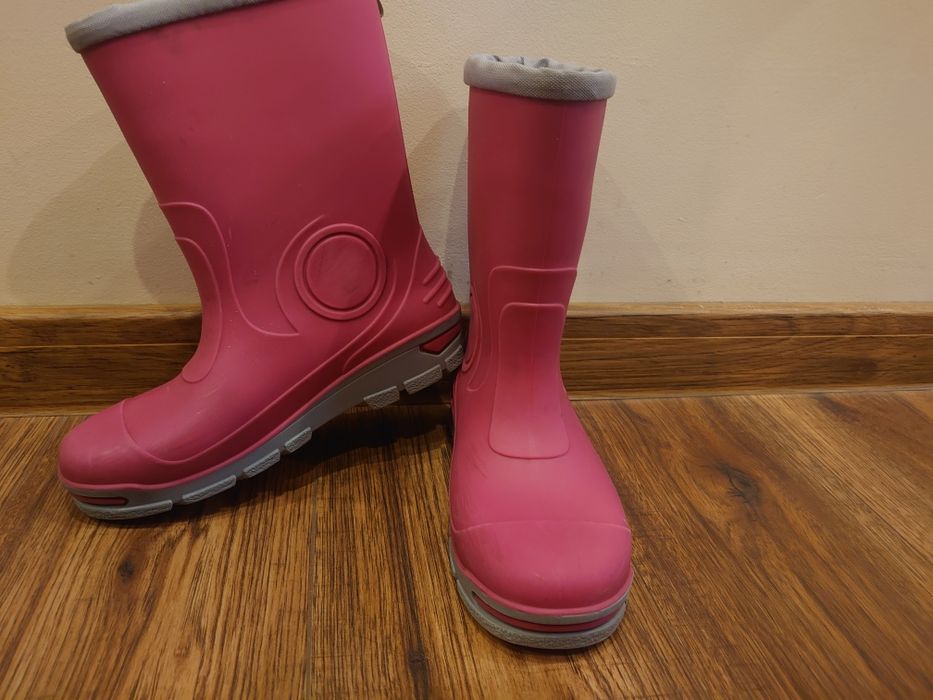 Różowe kalosze 33/34 muflon