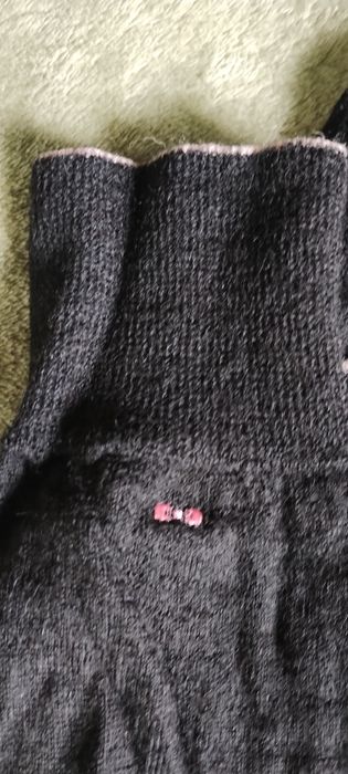 Sukienka czarna alpaka