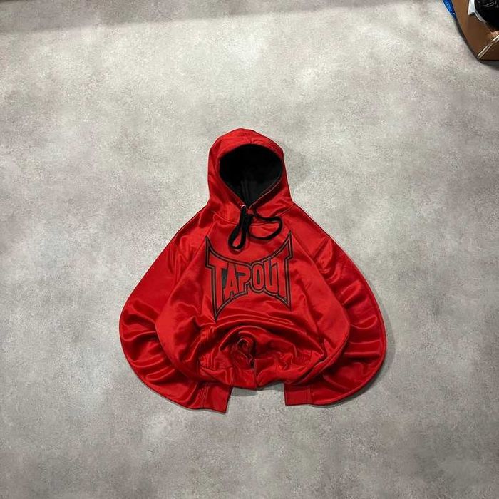 Vintage Bluza Tapout Spellout Hoodie Rap Y2K Retro 90s Baggy Style