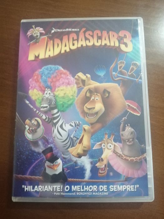 Coleção filmes infantis "Madagáscar"