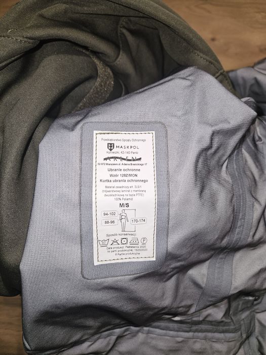 Ubranie ochrone GORETEX