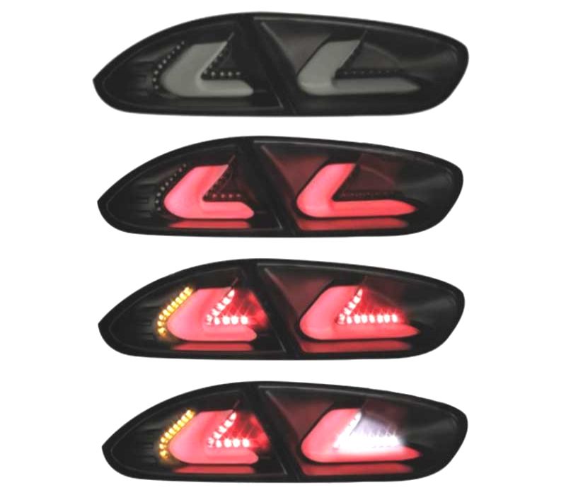 FAROLINS SEAT LEON II 09-13 CARDNA FULL LED PRETO FUMADO