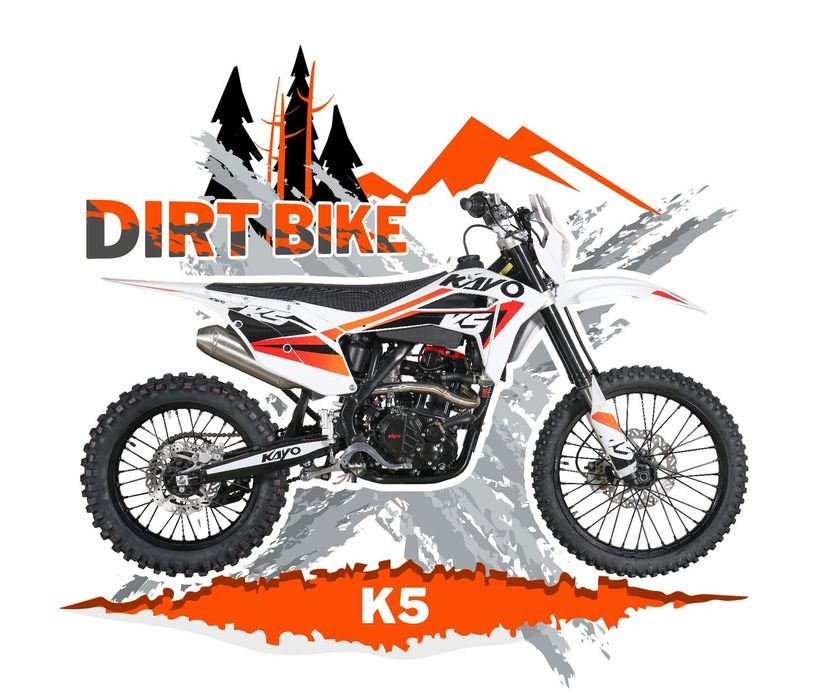 KAYO K5 300 / Raty / Transport / FV 23% – 280 cm³, manual, 21/18", dirt bike