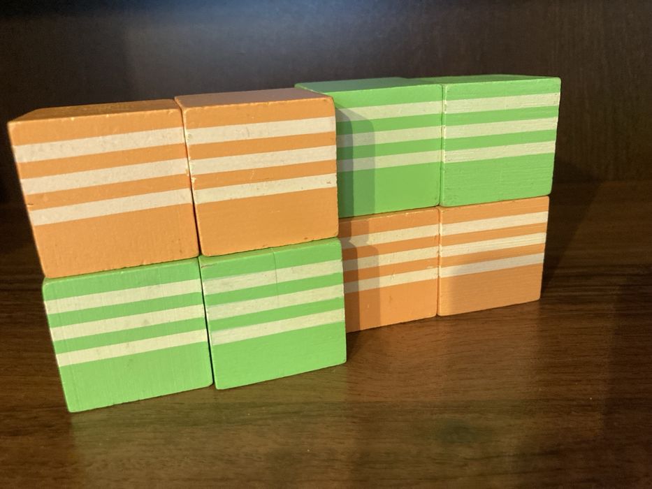 Grajace klocki pary, sensoryczne