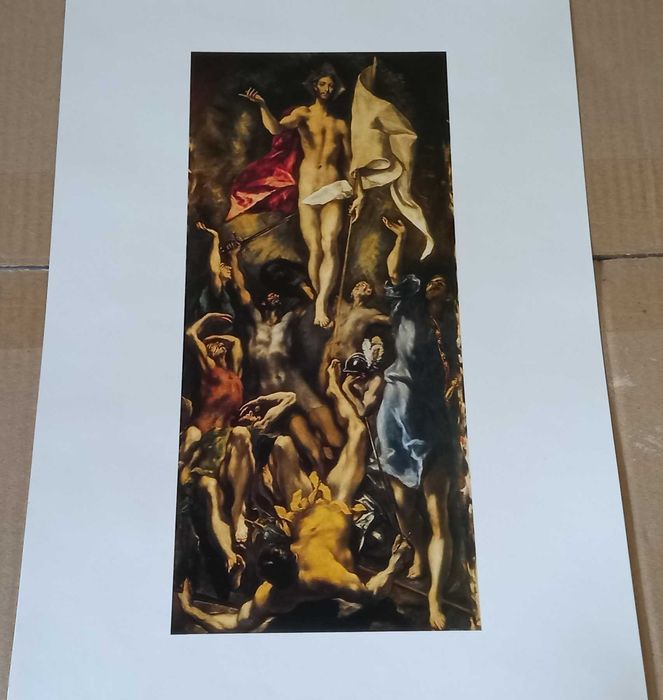 Gravuras religiosas de quadros antigos