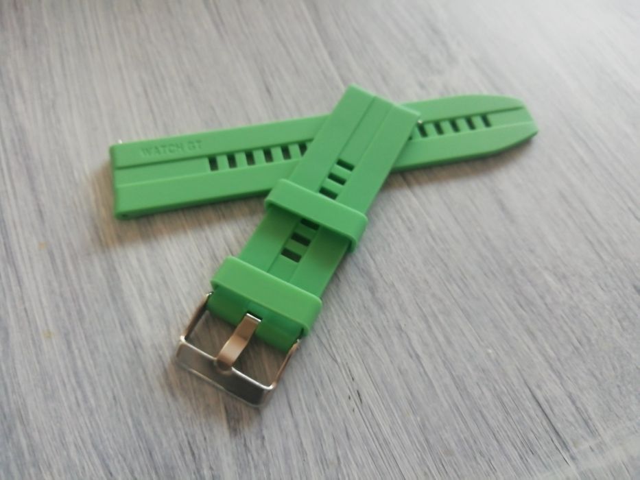 Bracelete 22mm em silicone, WATCH GT (Nova) Verde clara