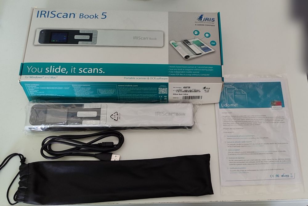 IRIScan Book 5 - Scanner portátil WiFi e USB Areeiro • OLX Portugal