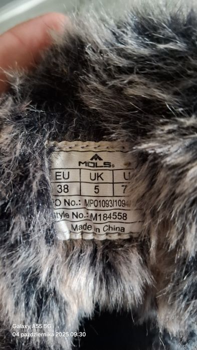 Ocieplane, wodoodporne śniegowce Mols