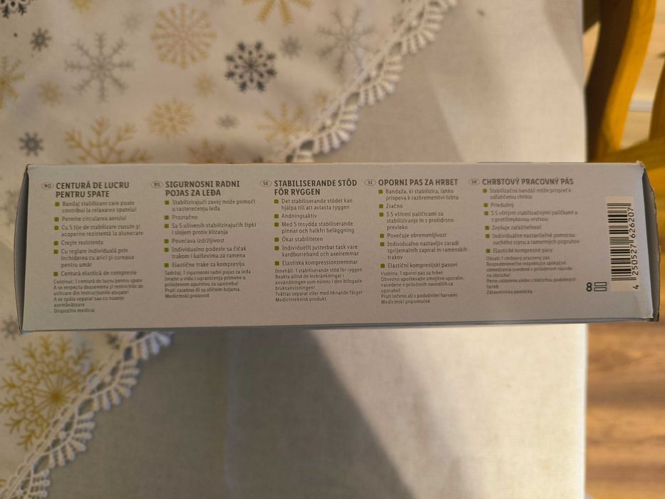 Pas na plecy nowy L-XL