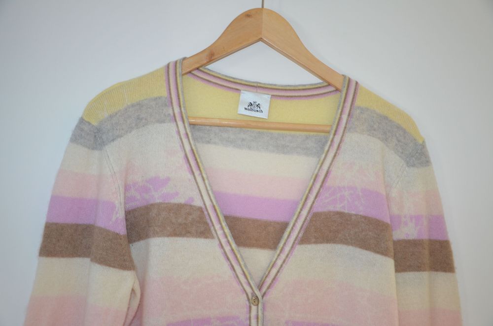 sweter 100% kaszmir r. 44/46 walbusch pasy