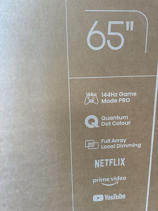 Телевізор Hisense 65E7NQ PRO Новий Гарантія 1 Рік 144 Герц На PS5
