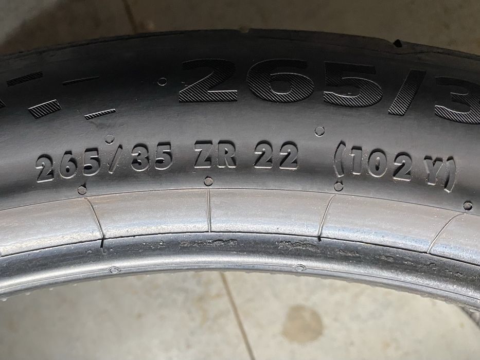 2шт 6мм 25год 265/35R22 Continental SportContact 7