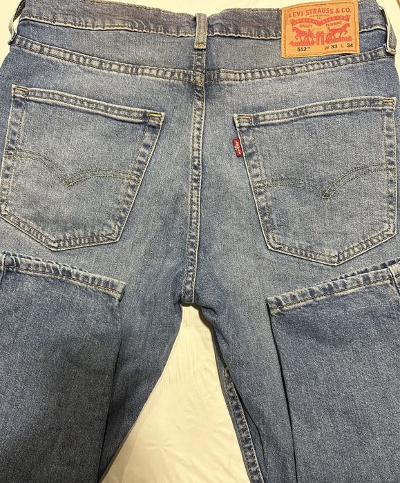 Calças de homem, ganga azul - Levis