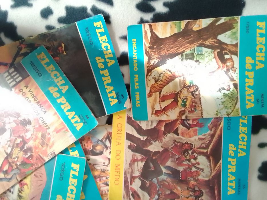 Vários exemplares de banda desenhada flecha de prata cada 4€