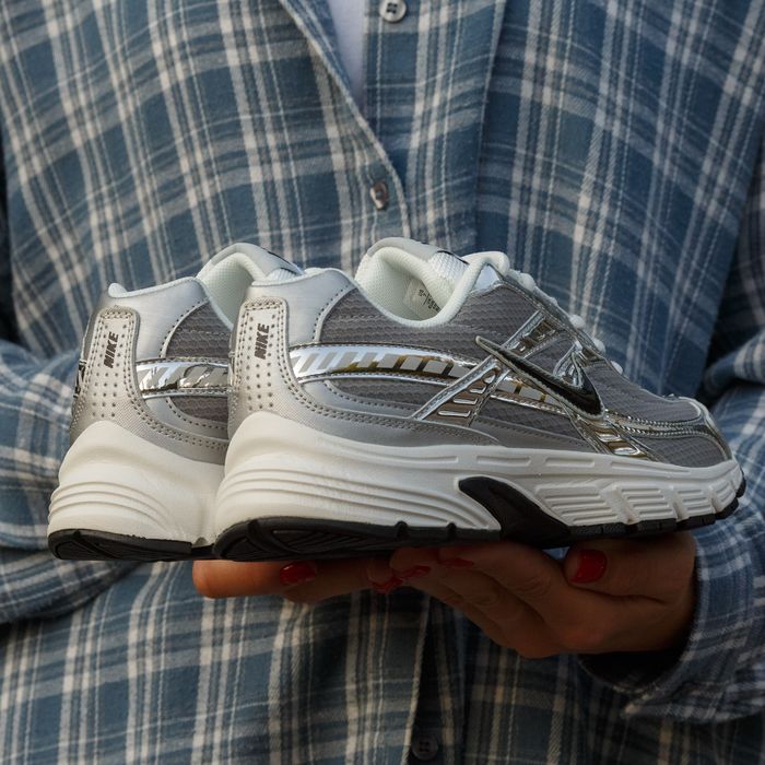 Кросівки Nike Initiator Grey/Silver premium | Кроссовки Найк жіночі чоловічі